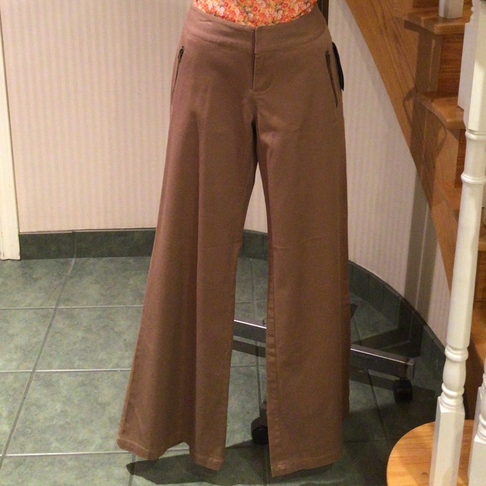 💕HOST PICK 💕⬇️price dropped Tan wide leg pant - Picture 1 of 8